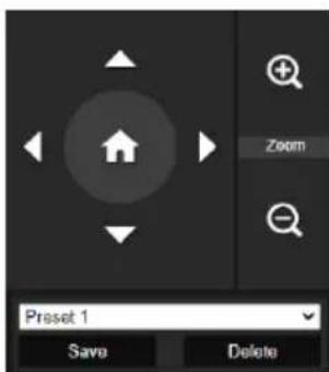 Zoom Preset 1 Save Delete