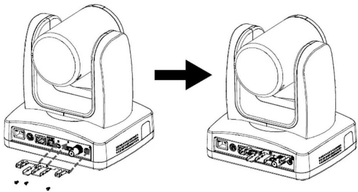 AVer TR315N - Cable Fixing Plate Installation - 1