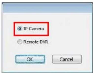 IP Camera Remote DVR OK Cancel