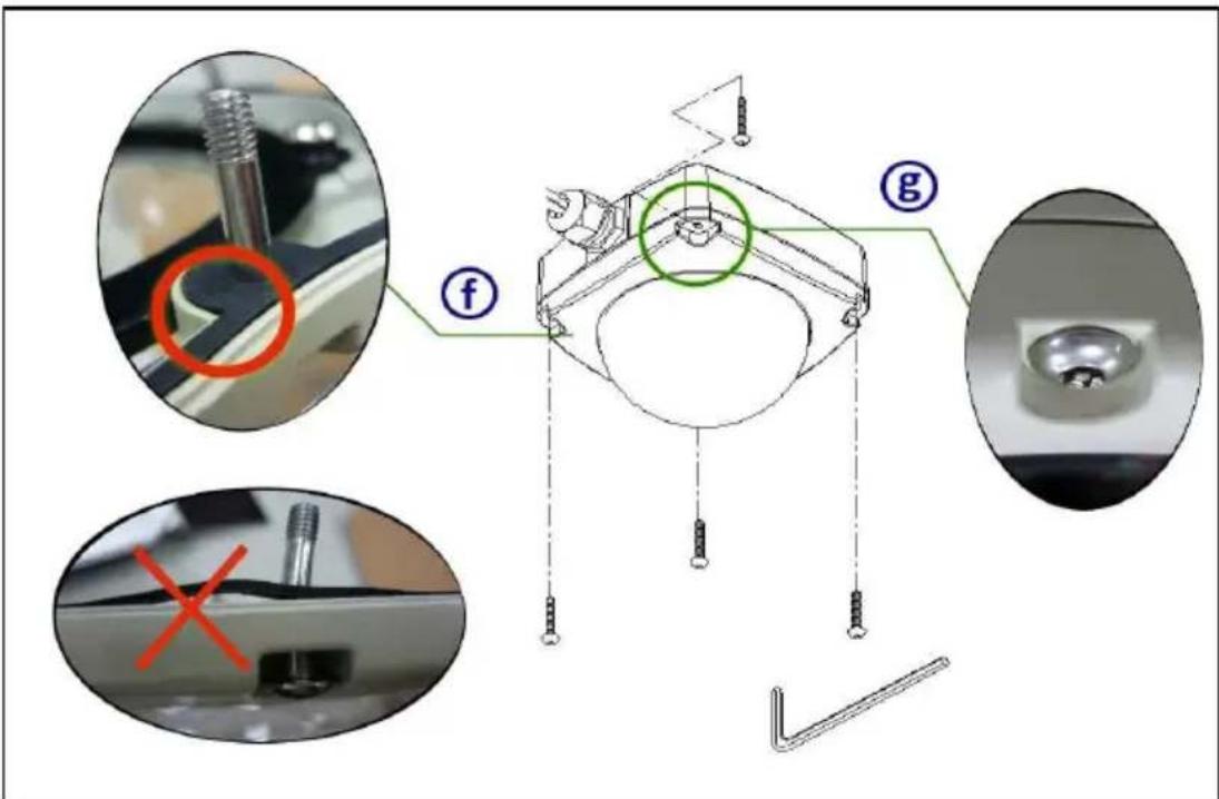 Technical diagram showing mechanical assembly with labeled parts and annotations in Chinese, including screws, bolts, and a highlighted green circle.