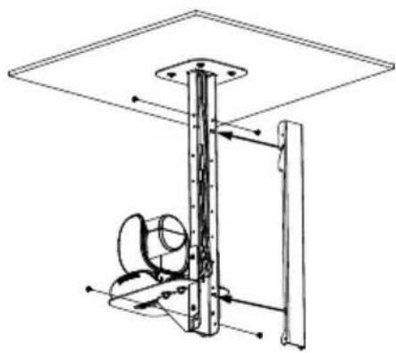 AVer VC550 - To mount the camera to the ceiling: - 3