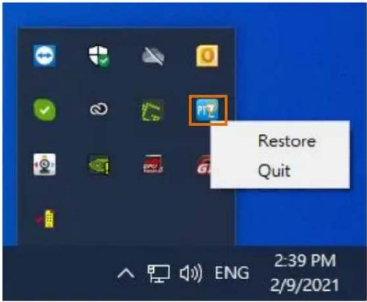 Restore Quit 2:39 PM 2/9/2021