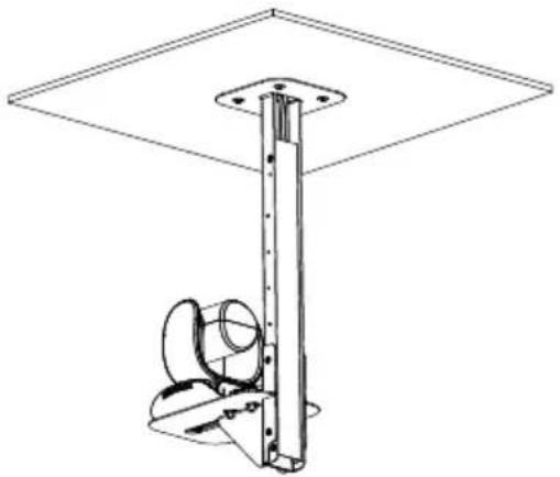 AVer VC550 - To mount the camera to the calcium silicate ceiling: - 4