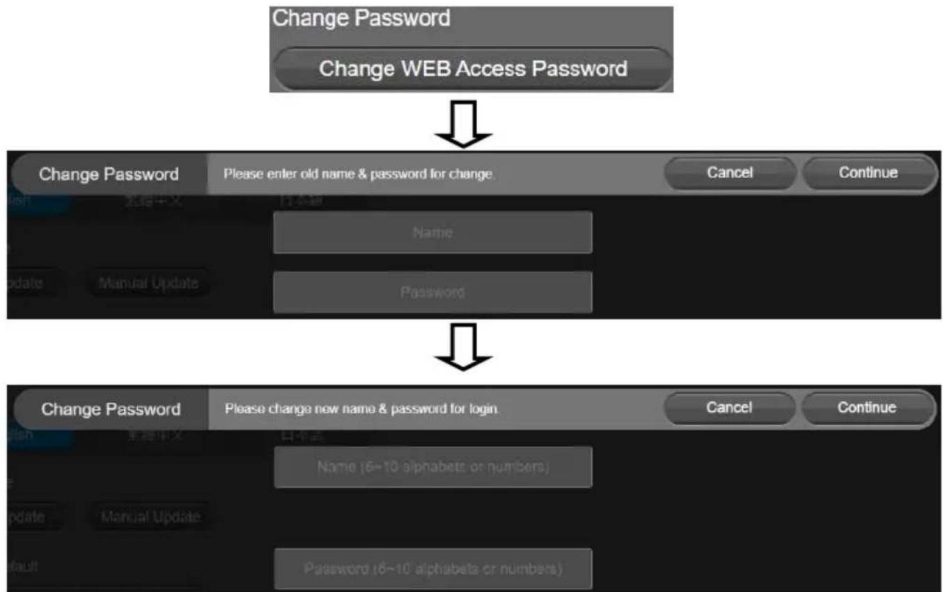 AVer VC550 - Change Password - 1