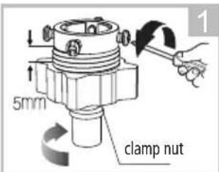 5mm clamp nut