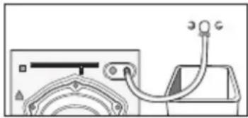 Sauber WM6109 - Conexión del Tubo de Entrada - 1