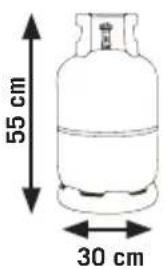 Sauber SERIE 1-3GB - LPG bottle sizes - 5