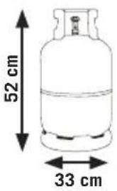 Sauber SERIE 1-3GB - LPG bottle sizes - 4
