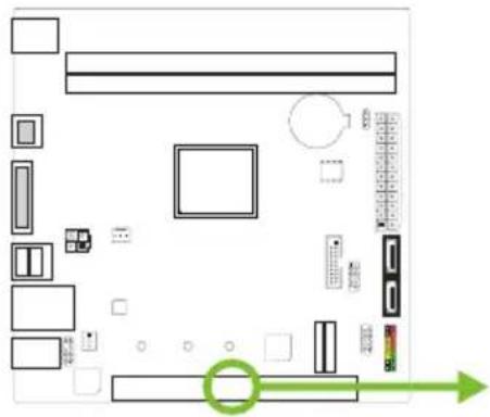 BIOSTAR A10N-9630E - PEX16\_1: PCI-Express Gen3 x16 Slot (x4 lanes) - 1