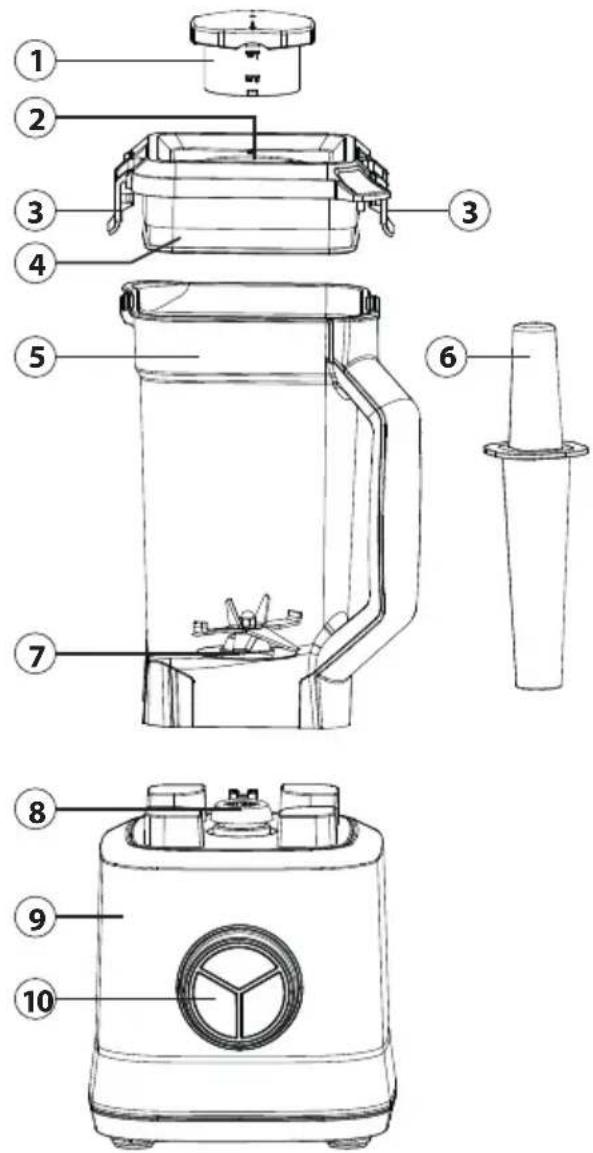 CASO Power Blender B 2000 - Overzicht - 1