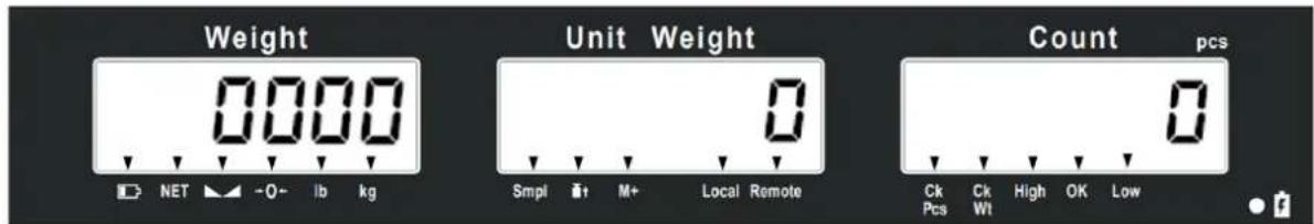 Weight 0000 Unit Weight 0 Smpl #† M+ Local Remote Count pcs Ck Ck High OK Low Pcs Wt