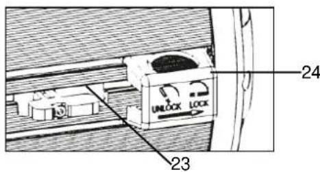 23 24 UNLOCK LOCK