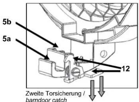 5b 5a 12 Zweite Torsicherung / pardoor catch