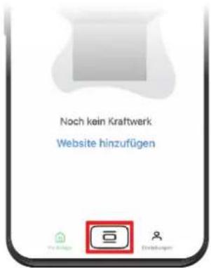 Noch kein Kraftwerk Website hinzufügen