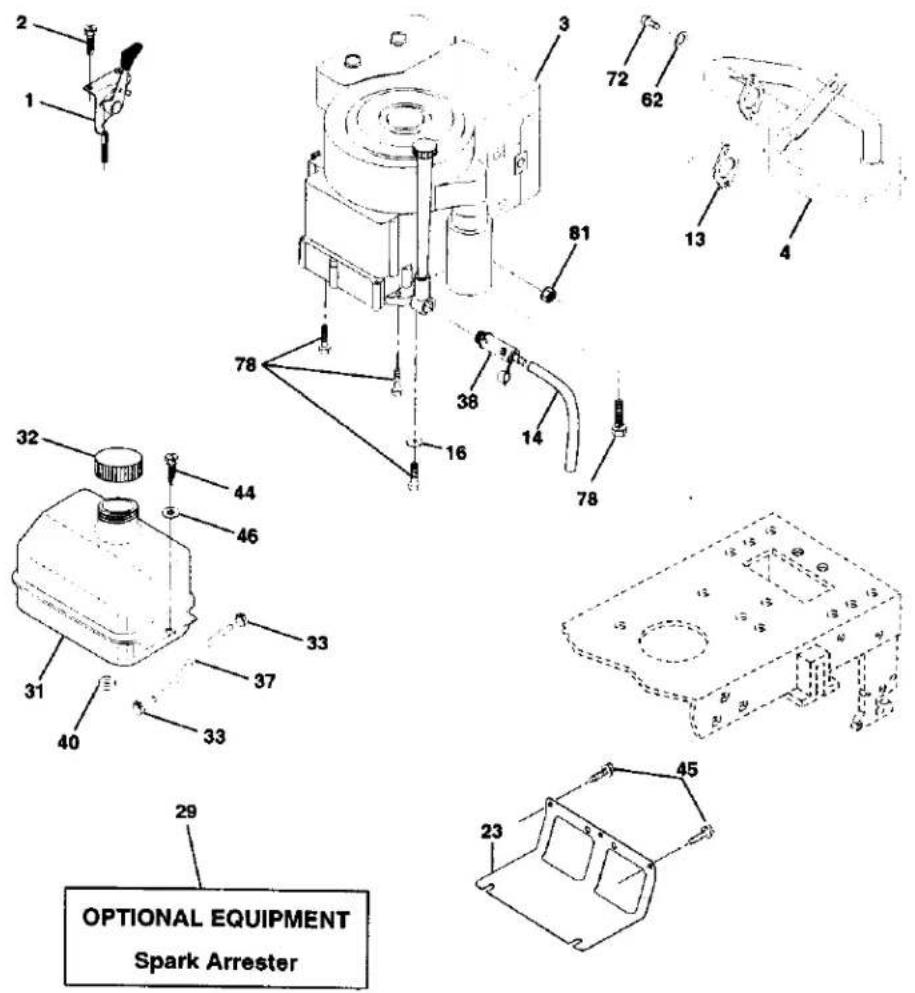 Craftsman 917.271530 - ENGINE - 1