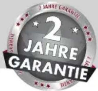 2 JAHRE GARANTIE GARANTIE JAHRE GARANTIE