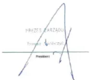 PREZES ZARZADU Tomasz-Jokobczyk President