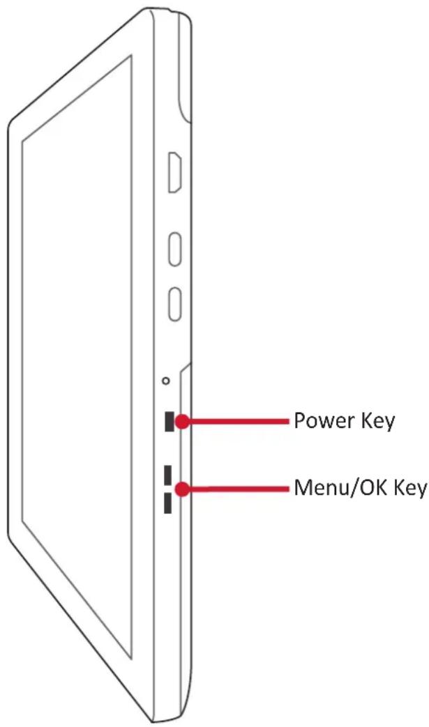Power Key Menu/OK Key