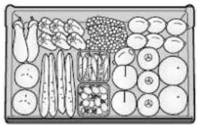 PANASONIC NR-F603GT-XP - ① Small-item vegetable case (Upper) - 1
