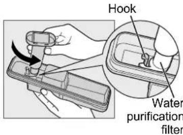 Hook Water purification filter