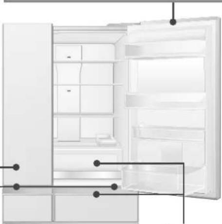 PANASONIC NR-F603GT-XP - Clean hidden areas at least once a year. - 1