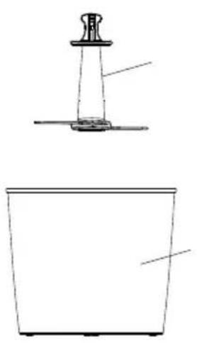 VOX MS 6008 - Know your accessory-chopper (Use for chopping meat and making garlic paste) - 2