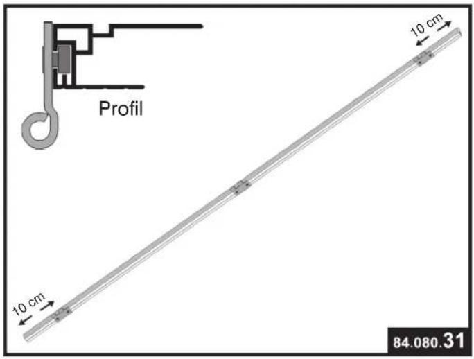 Profil 10 cm 10 cm 84.080.31
