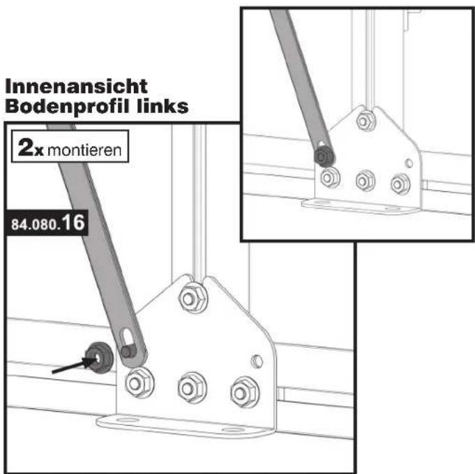 Innenansicht Bodenprofil links 2x montieren 84.080.16
