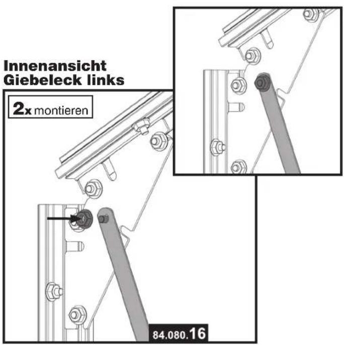 Innenansicht Giebeleck links 2x montieren 84.080.16