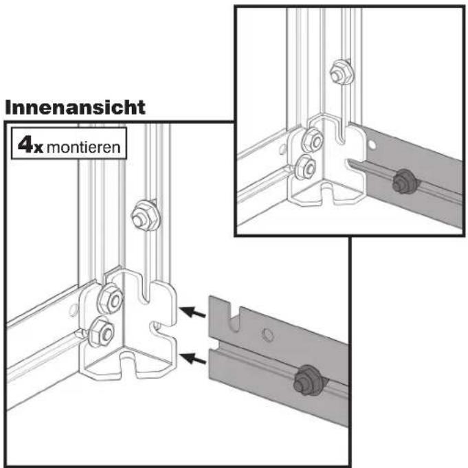 Innenansicht 4x montieren