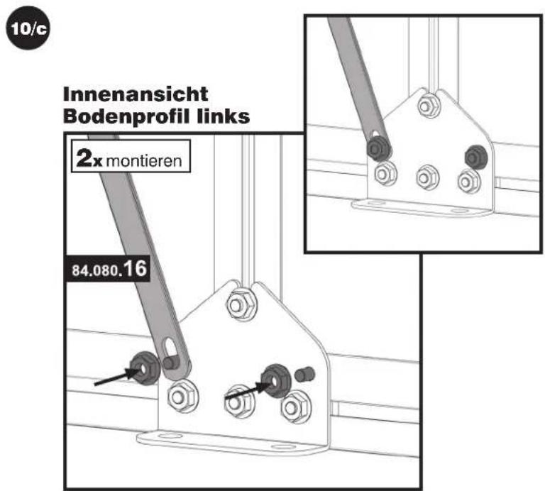 10/c Innenansicht Bodenprofil links 2x montieren 84.080.16