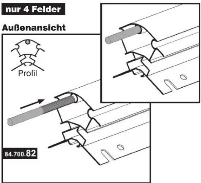 nur 4 Felder Außenansicht Profil 84.700.82