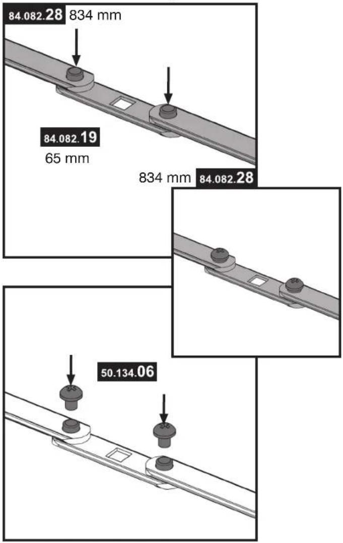 84.082.28 834 mm 84.082.19 65 mm 834 mm 84.082.28 50.134.06