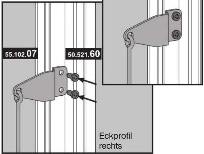 55.102.07 50.521.60 Eckprofil rechts