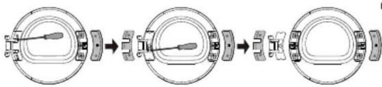 graph LR A["Initial circular component"] --> B["Step 1"] B --> C["Step 2"] C --> D["Step 3"] D --> E["Final assembled part"]