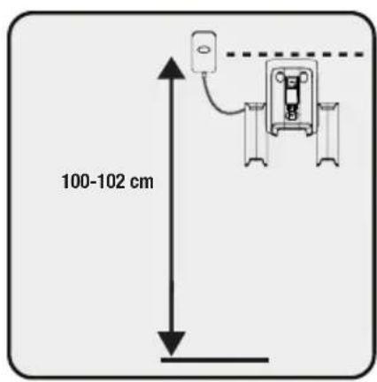 100-102 cm