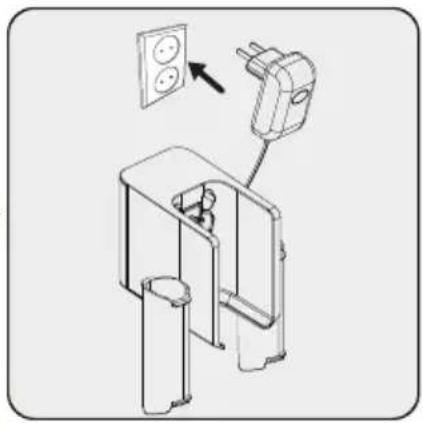 GRUNDIG VCP 8331 PRO - Installation of the charging dock - 3