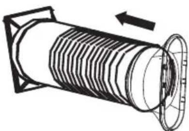 SereneLife SLACP14 - How to connect the connectors to the Air exhaust duct. - 3