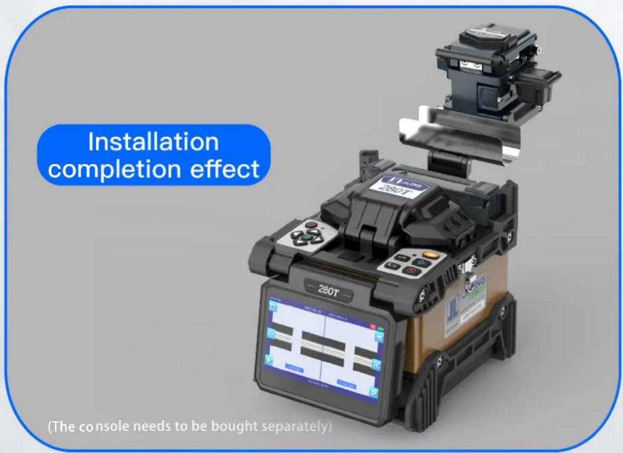 Installation completion effect 280T The console needs to be bought separately)