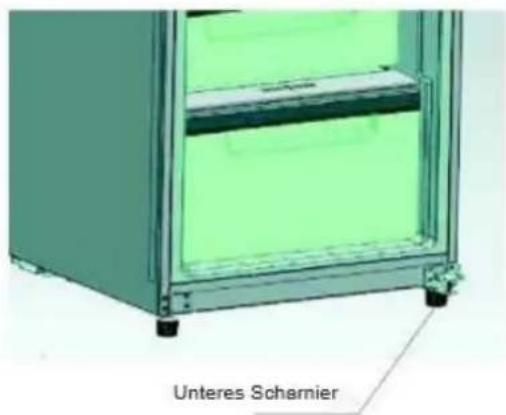 Unteres Scharnier