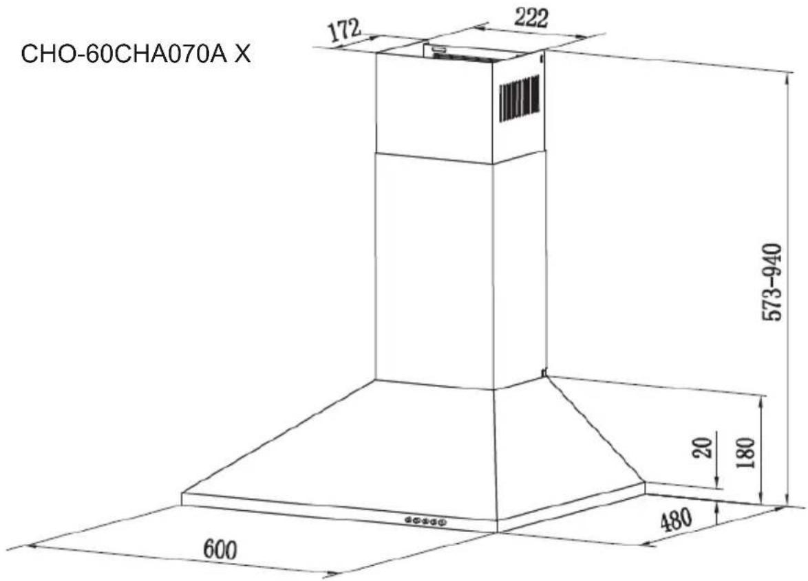 CHO-60CHA070A X 172 222 573-940 20 180 480 600