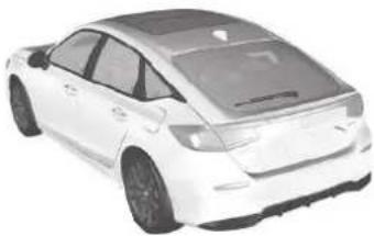 Honda Civic e:HEV (2023) - Modelle mit Kompaktreserverad - 1