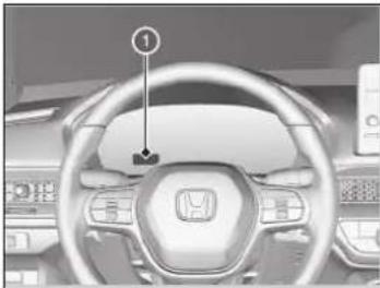 Honda Civic e:HEV (2023) - Einstellen der Uhr - 1