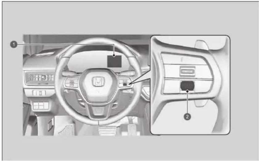 Honda Civic e:HEV (2023) - Aufmerksamkeitsassistent - 1