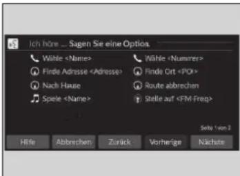 Ich höre ... Sagen Sie eine Options Wähle Finde Adresse Nach Hause Spiele Wähle Finde Ort Route abbrechen Stelle auf Seite 1 von 3 Hilfe Abbrevien Zurück Vorherige Nächte