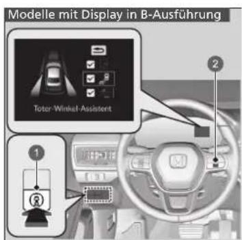 Modelle mit Display in B-Ausführung Totor-Winkel-Assistent 1 2
