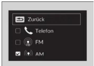Zurück Telefon FM AM