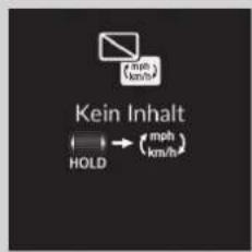 Kein Inhalt HOLD → (mph (km/h)