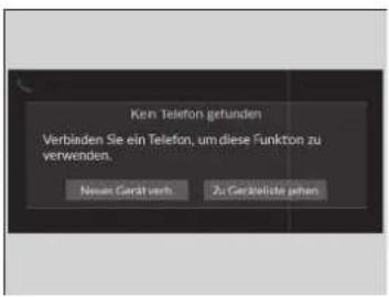 Kem Telefon getunden Verbinden Sie ein Telefon, um diese Funktion zu verwenden. Neuen Gerät verh. Zu Gerbeliste jehen