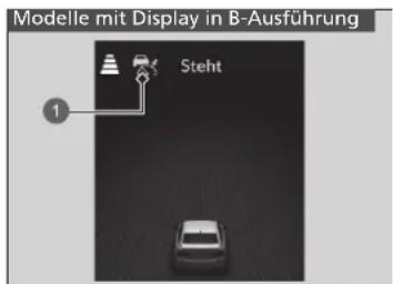 Modelle mit Display in B-Ausführung 1 Steht